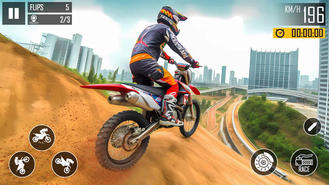 Ultimate Bike Stunt: Bike Game (Ультимейт Байк Стант)  [МОД Меню] Screenshot 2