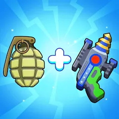 Взломанная Merge Weapons：Air Island TD  [МОД Unlimited Money] - стабильная версия apk на Андроид