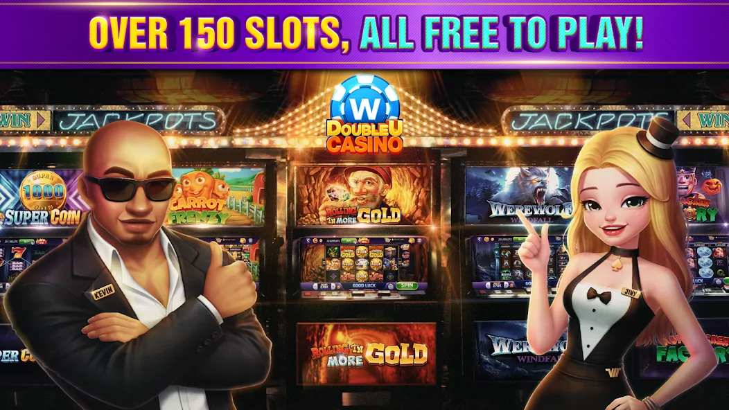 DoubleU Casino™ - Vegas Slots (ДаблЮ Казино)  [МОД Много монет] Screenshot 5