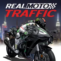 Взломанная Real Moto Traffic (Реал Мото Трафик)  [МОД Mega Pack] - полная версия apk на Андроид