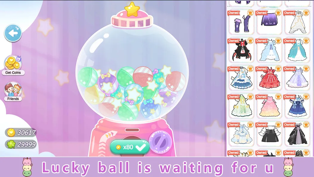 YOYO Doll Anime Dress Up Game (ЙОЙО)  [МОД Бесконечные деньги] Screenshot 5