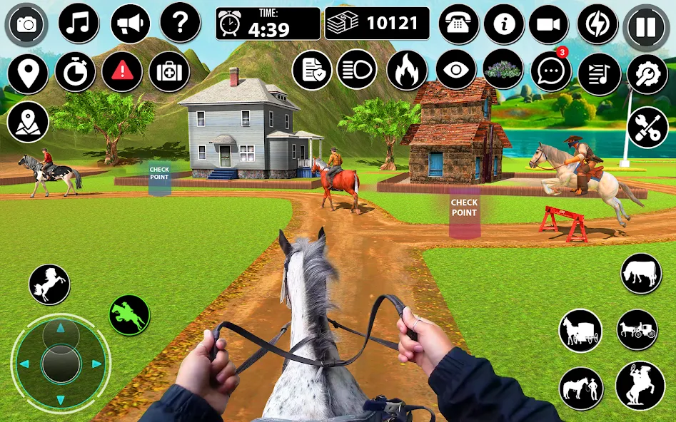 Horse Cart Taxi Transport Game  [МОД Menu] Screenshot 2