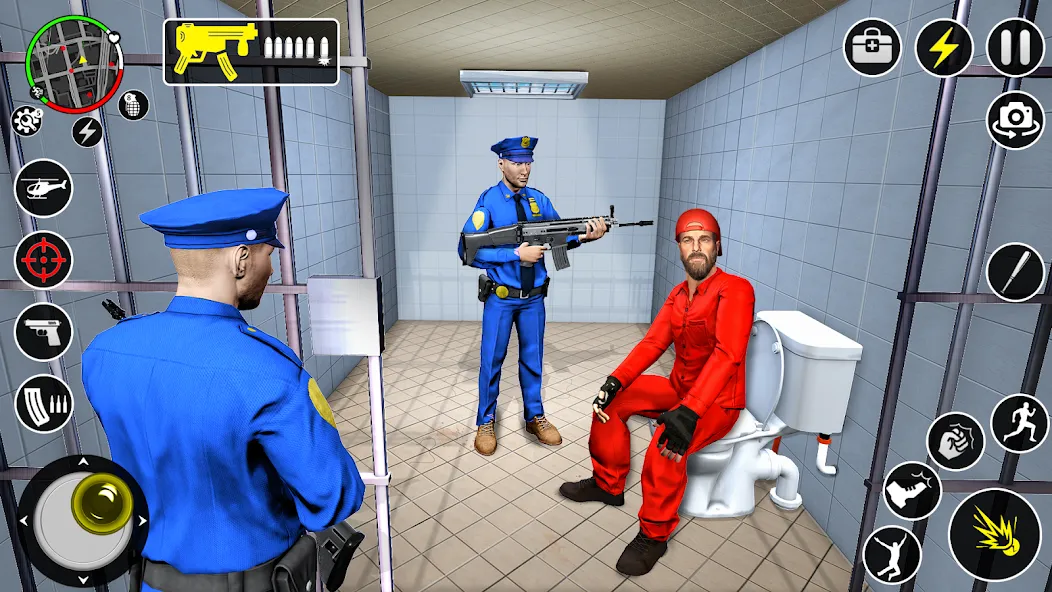 Grand Jailbreak Prison Escape (Гранд Побег из тюрьмы)  [МОД Menu] Screenshot 4