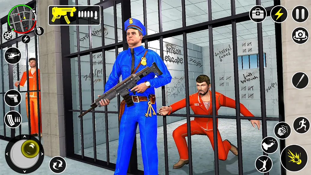 Grand Jailbreak Prison Escape (Гранд Побег из тюрьмы)  [МОД Menu] Screenshot 5