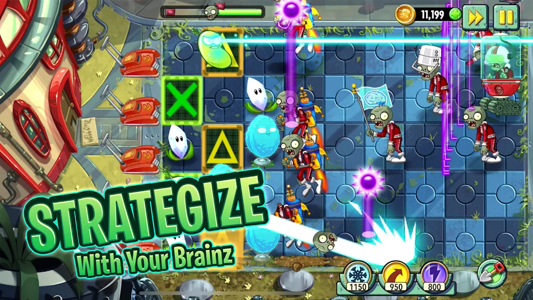 Plants vs. Zombies™ 2  [МОД Все открыто] Screenshot 1