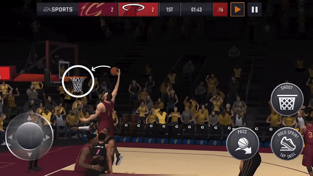 NBA Live Asia (НБА Лайв)  [МОД Mega Pack] Screenshot 4