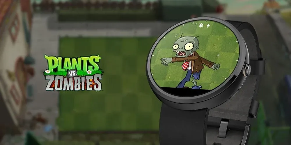 Plants vs. Zombies™ Watch Face  [МОД Много монет] Screenshot 1