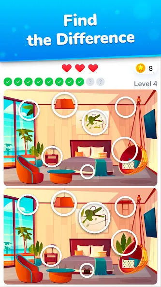 Differences - find & spot them  [МОД Menu] Screenshot 1