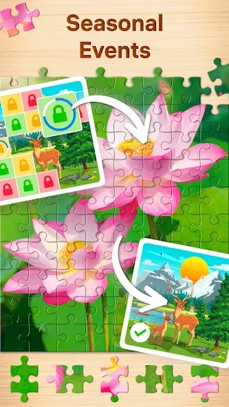 Jigsaw Puzzles - Puzzle Games  [МОД Меню] Screenshot 4