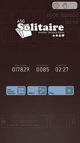 Solitaire - ASG (Солитр)  [МОД Меню] Screenshot 1