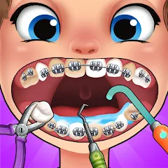 Взломанная Dentist games  [МОД Menu] - последняя версия apk на Андроид