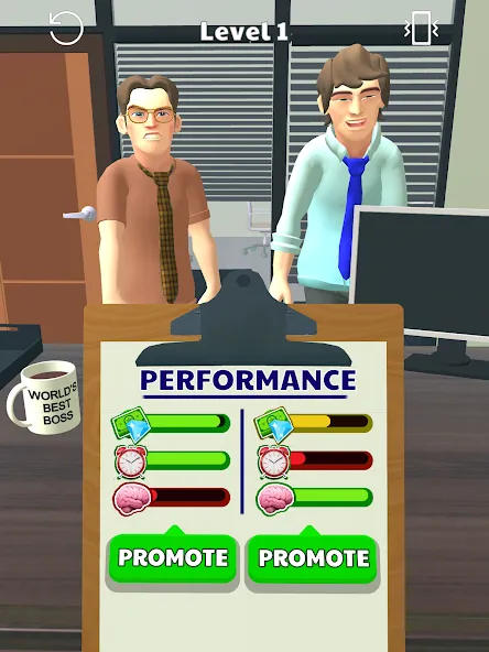 Boss Life 3D: Office Adventure (Босс Лайф 3Д)  [МОД Все открыто] Screenshot 5