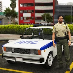 Взломанная Police Car Riders: VAZ 2107  [МОД Все открыто] - стабильная версия apk на Андроид