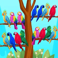 Взлом Bird Puzzle - Color Game  [МОД Много монет] - полная версия apk на Андроид