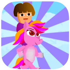 Взлом Dora Riding Pony Escape Jungle (Дора на Пони Едет из Джунглей)  [МОД Unlocked] - последняя версия apk на Андроид