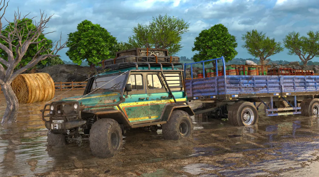 Offroad Mud Truck Driving Sim  [МОД Mega Pack] Screenshot 2