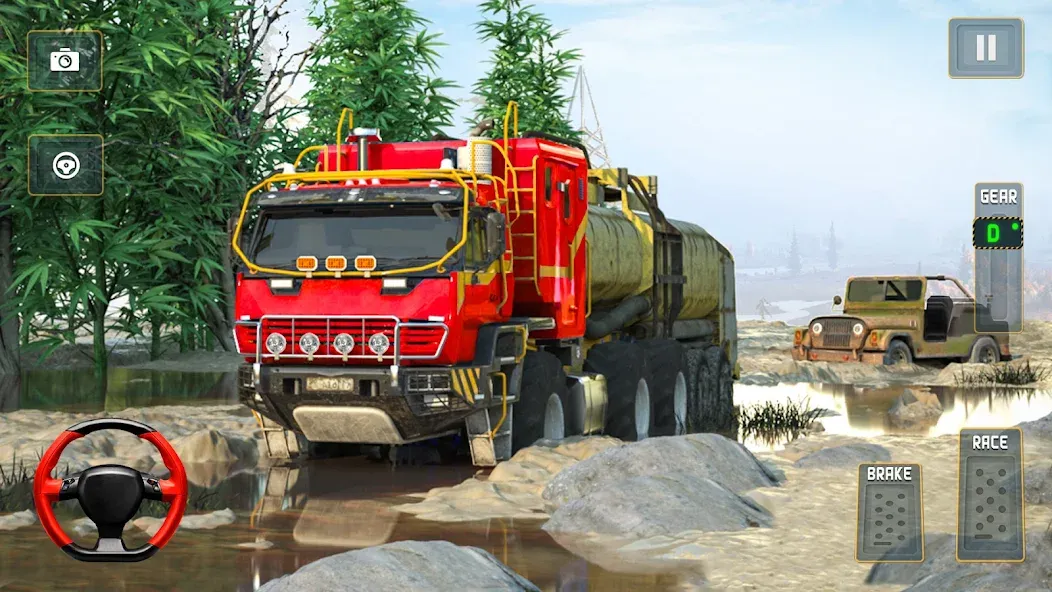 Offroad Mud Truck Driving Sim  [МОД Mega Pack] Screenshot 4