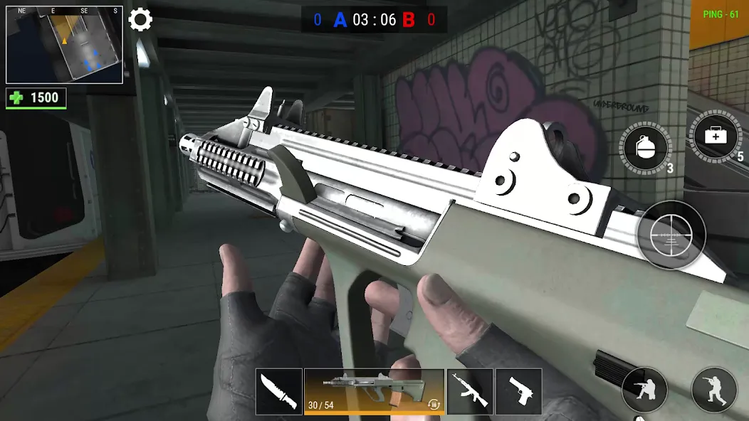 Modern Gun: Shooting War Games (Модерн Ган)  [МОД Много денег] Screenshot 3