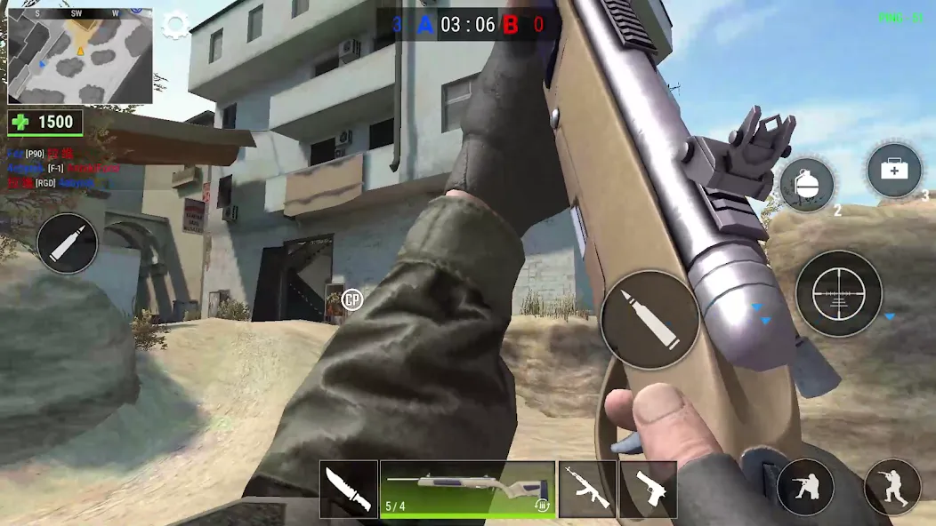 Modern Gun: Shooting War Games (Модерн Ган)  [МОД Много денег] Screenshot 4