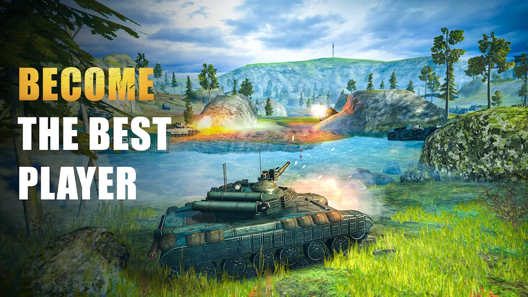 Tank Force: Tank games blitz  [МОД Много монет] Screenshot 2