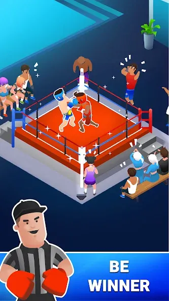 Boxing Gym Tycoon 3D: MMA Club (Боксерская Гимназия Тайкун 3D)  [МОД Много монет] Screenshot 2