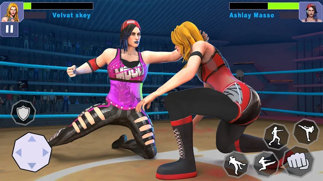 Bad Girls Wrestling Game  [МОД Unlimited Money] Screenshot 4