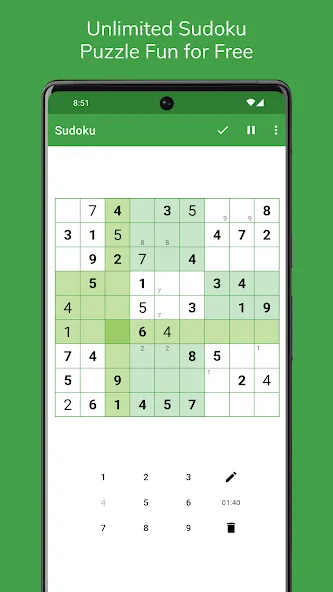 Sudoku  [МОД Все открыто] Screenshot 1