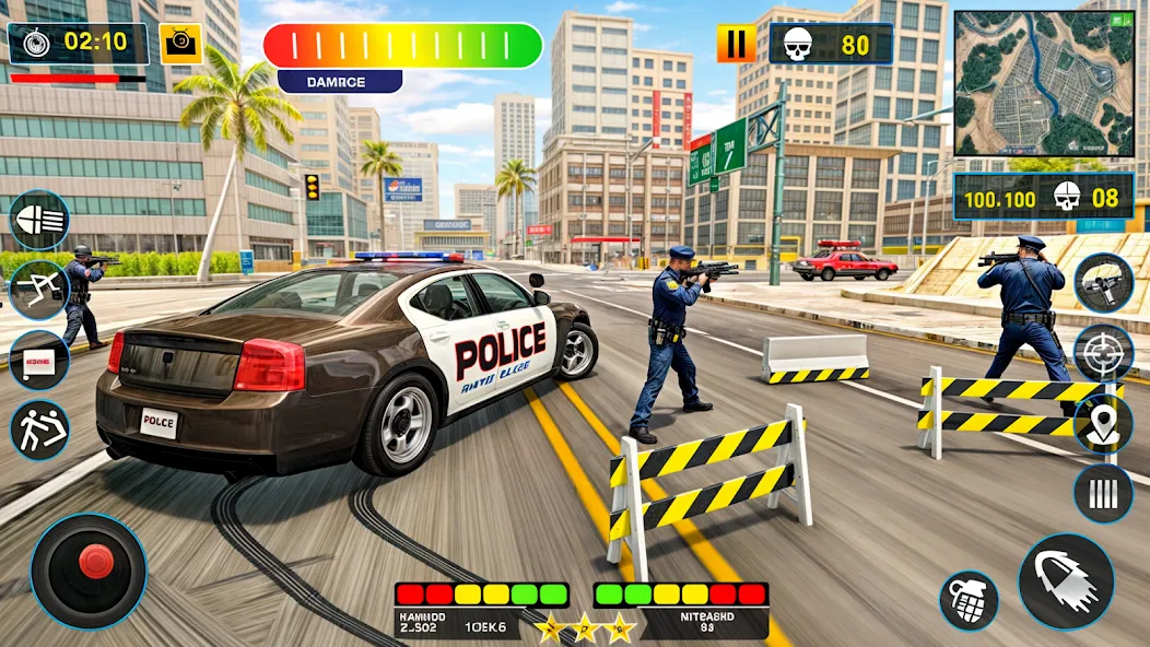 US Police Shooting Crime City  [МОД Все открыто] Screenshot 2