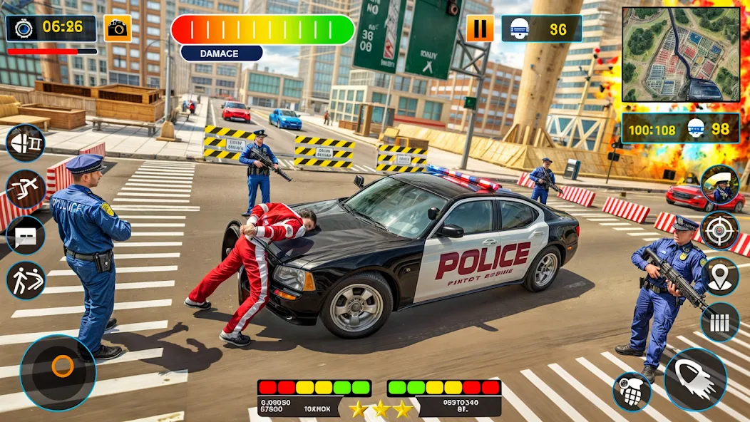 US Police Shooting Crime City  [МОД Все открыто] Screenshot 3