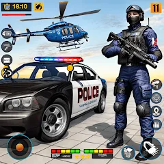 Взлом US Police Shooting Crime City  [МОД Все открыто] - стабильная версия apk на Андроид