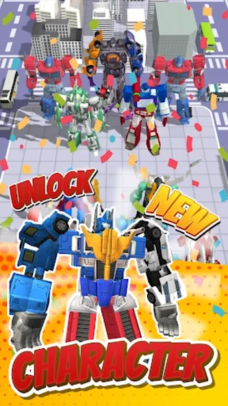 Superhero Robot Monster Battle  [МОД Бесконечные монеты] Screenshot 4