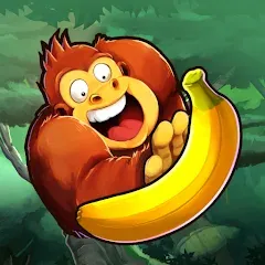 Скачать взлом Banana Kong (Банана Конг)  [МОД Бесконечные деньги] - стабильная версия apk на Андроид