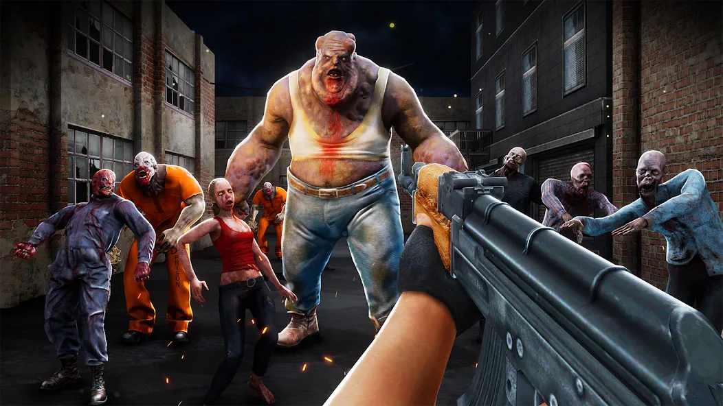 Zombination - FPS Zombie Games (Зомбинация)  [МОД Все открыто] Screenshot 4