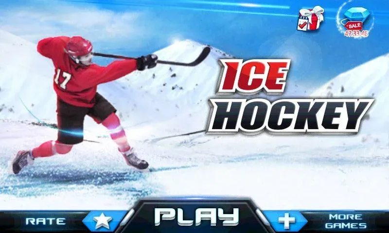 Ice Hockey 3D  [МОД Много денег] Screenshot 2