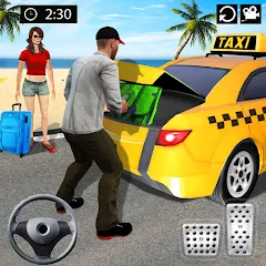 Взломанная Taxi Simulator 3d Taxi Sim  [МОД Бесконечные монеты] - стабильная версия apk на Андроид