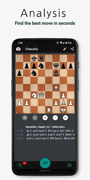 Chessify: Scan & Analyze chess  [МОД Много денег] Screenshot 2