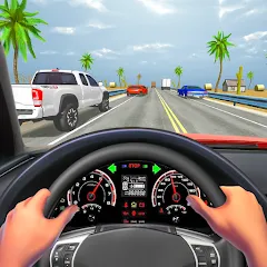 Взломанная Traffic Racing In Car Driving (Трафик Рейсинг Ин Кар Драйвинг)  [МОД Unlimited Money] - последняя версия apk на Андроид