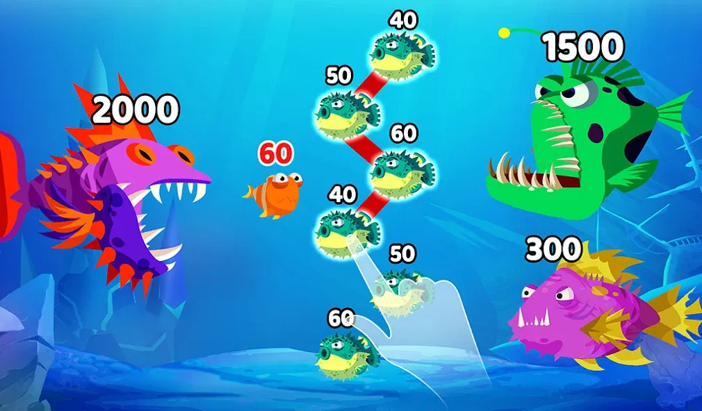 Fish Town IO: Mini Aquarium (Фиш Таун Ай Ой)  [МОД Бесконечные монеты] Screenshot 1