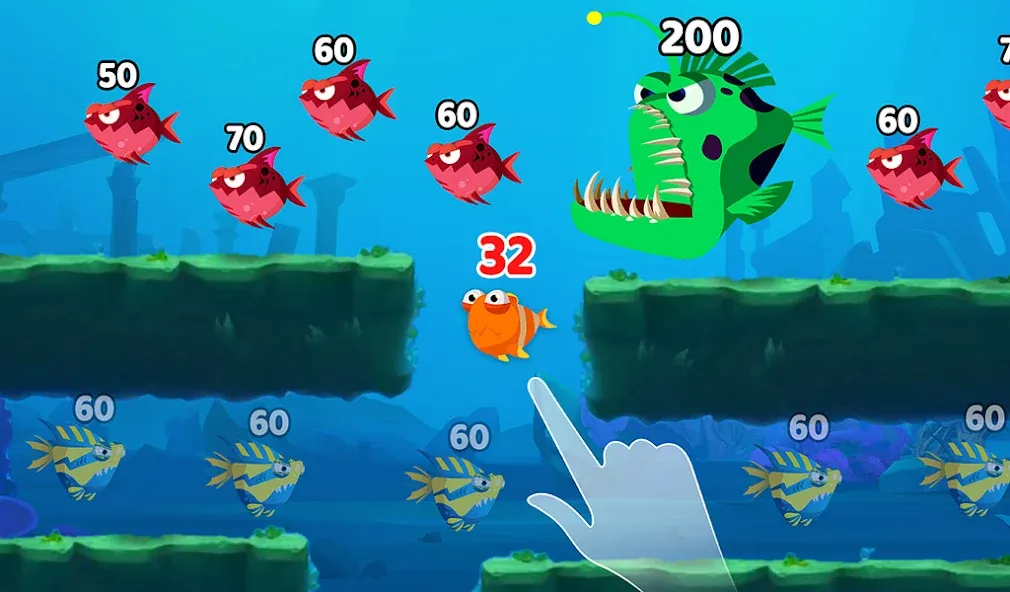 Fish Town IO: Mini Aquarium (Фиш Таун Ай Ой)  [МОД Бесконечные монеты] Screenshot 3