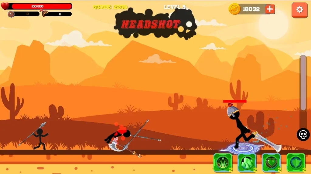 Spear war with Stickman (Спир вар)  [МОД Меню] Screenshot 2