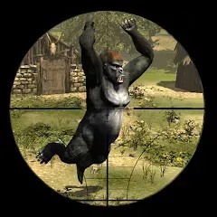 Взлом Gorilla Hunter: Hunting games (Горилла Хантер)  [МОД Unlocked] - последняя версия apk на Андроид