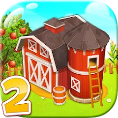 Скачать взломанную Farm Town: Cartoon Story  [МОД Mega Pack] - последняя версия apk на Андроид