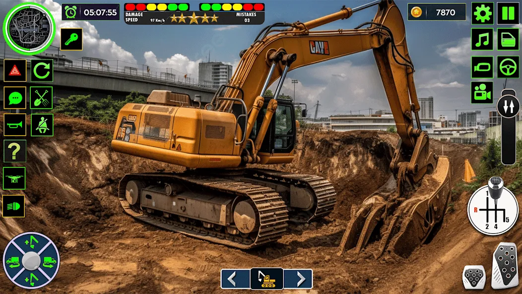 Real Road Construction Games (Реал Роад Конструкшн Геймс)  [МОД Много монет] Screenshot 1