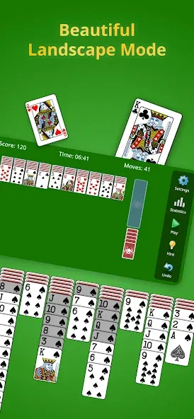 Spider Solitaire Classic  [МОД Много монет] Screenshot 2