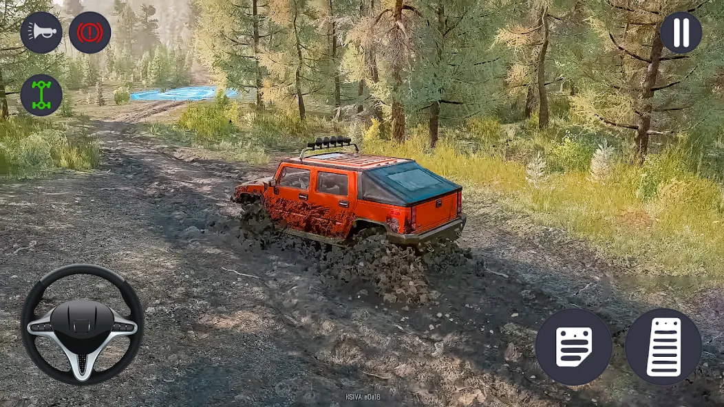 4x4 Jeep Offroad Car Driving (Джип Оффроуд Автомобиль Вождения)  [МОД Много монет] Screenshot 4