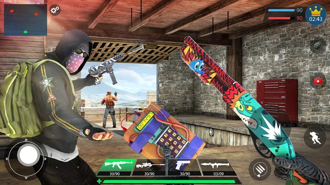 Commando Gun Shooting Games 3D  [МОД Menu] Screenshot 5