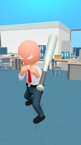 Crazy Office — Slap & Smash  [МОД Много денег] Screenshot 3