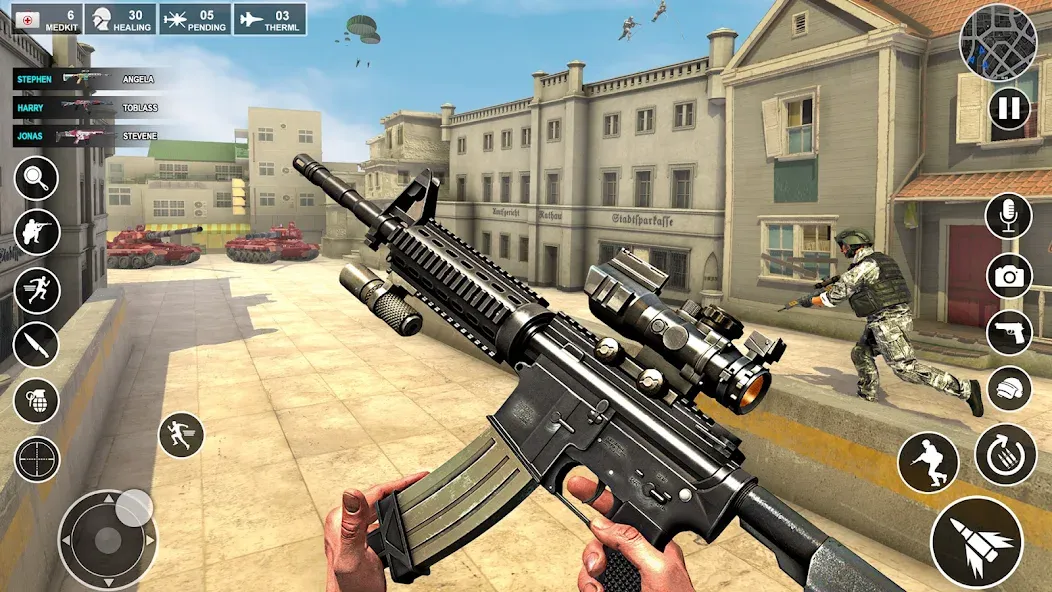 Anti Terrorist Shooting Game  [МОД Бесконечные монеты] Screenshot 1