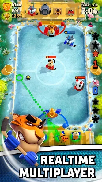 Rumble Hockey (Рамбл Хоккей)  [МОД Unlocked] Screenshot 1