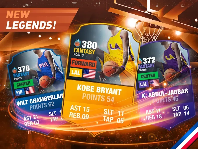 Basketball Fantasy Manager NBA  [МОД Много монет] Screenshot 4